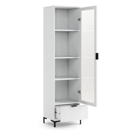 Vitrinekast LORA wit