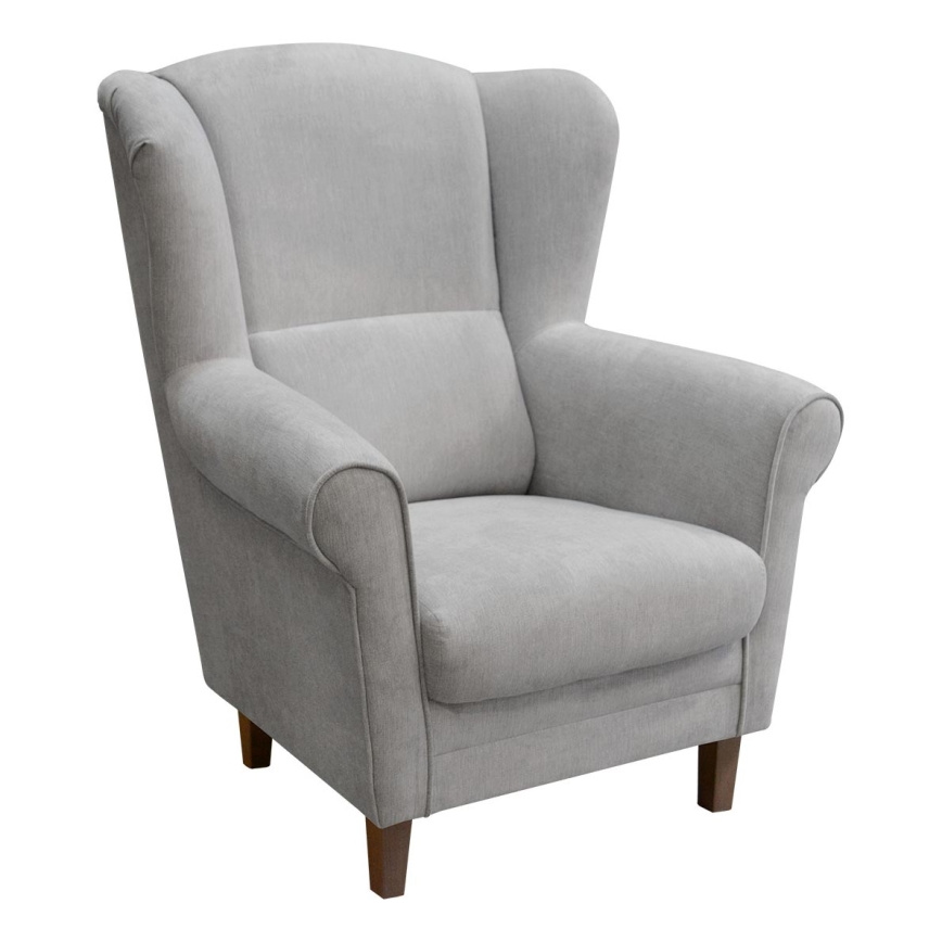 Vleugelfauteuil GALA grijs