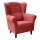 Vleugelstoel GALA rood