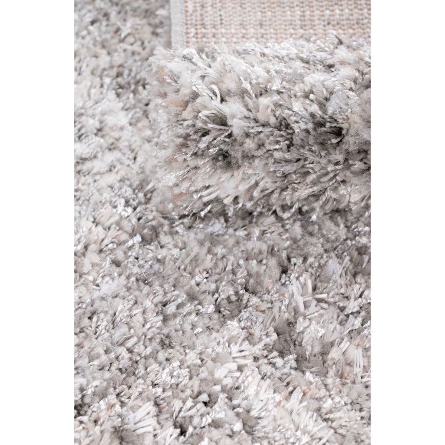 Vloerkleed BILBAO SHAGGY 120x160 cm, grijs