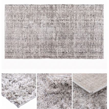 Vloerkleed BILBAO SHAGGY 160x230 cm grijs