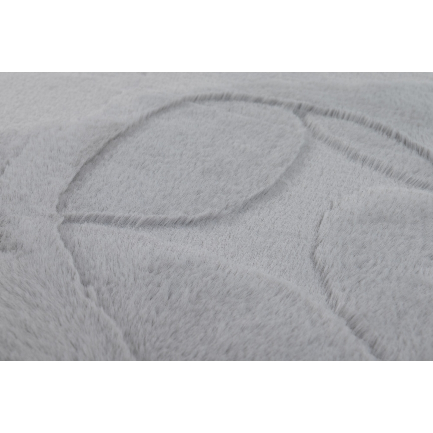 Vloerkleed RABBIT 3D 120x170 cm lichtgrijs