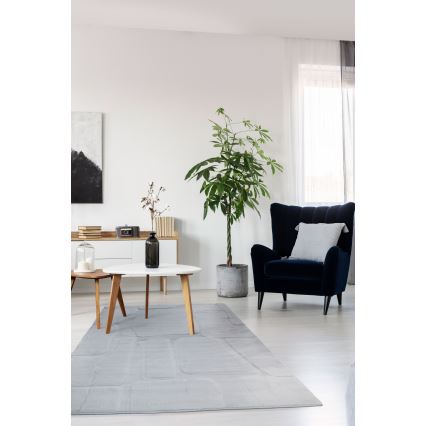 Vloerkleed RABBIT 3D 120x170 cm lichtgrijs