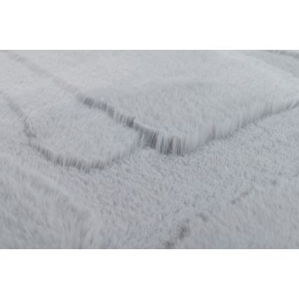 Vloerkleed RABBIT 3D 120x170 cm lichtgrijs