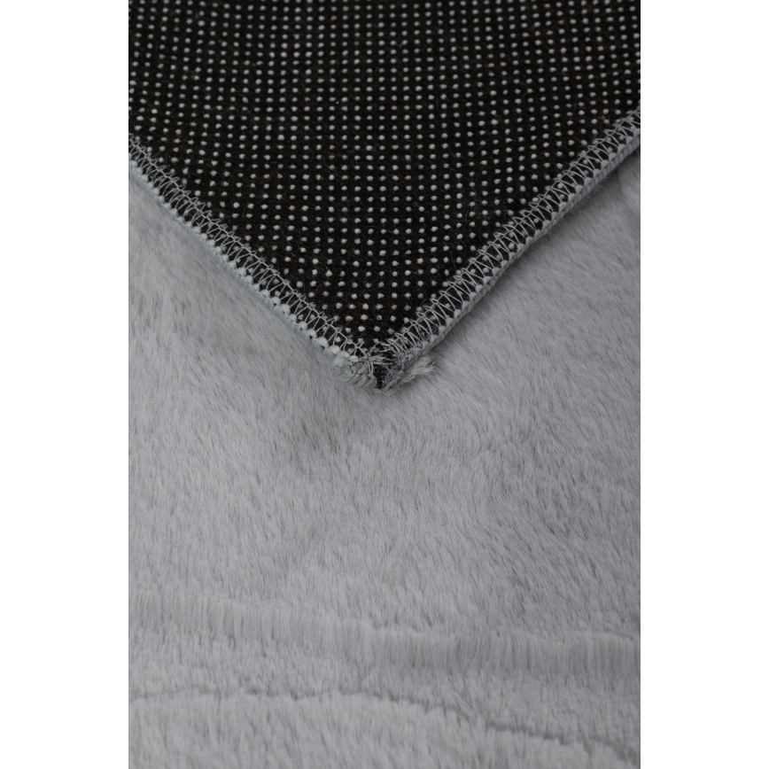 Vloerkleed RABBIT 3D 160x230 cm lichtgrijs