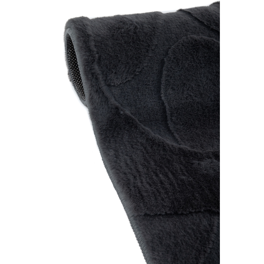 Vloerkleed RABBIT 3D 80x150 cm antraciet