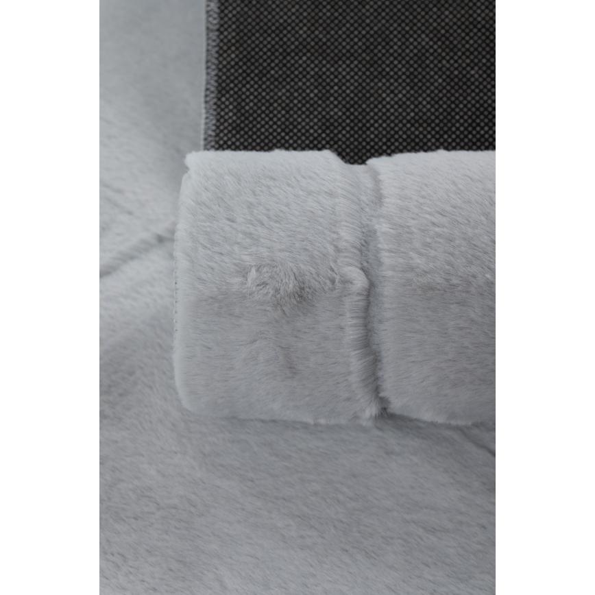 Vloerkleed RABBIT 3D 80x150 cm lichtgrijs