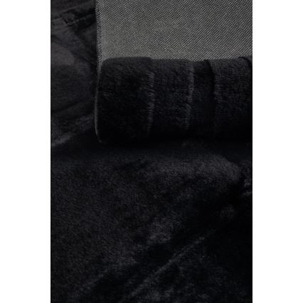 Vloerkleed RABBIT 3D 80x150 cm zwart