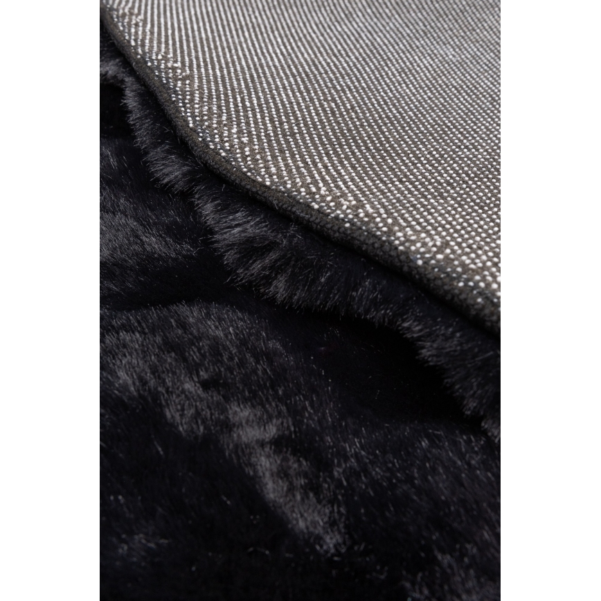 Vloerkleed RABBIT BUBBLE 160 cm zwart