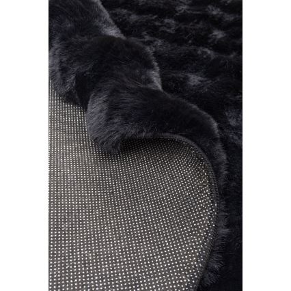 Vloerkleed RABBIT BUBBLE 160 cm zwart