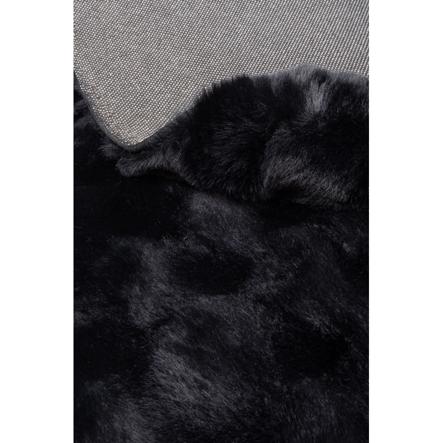 Vloerkleed RABBIT BUBBLE 160 cm zwart