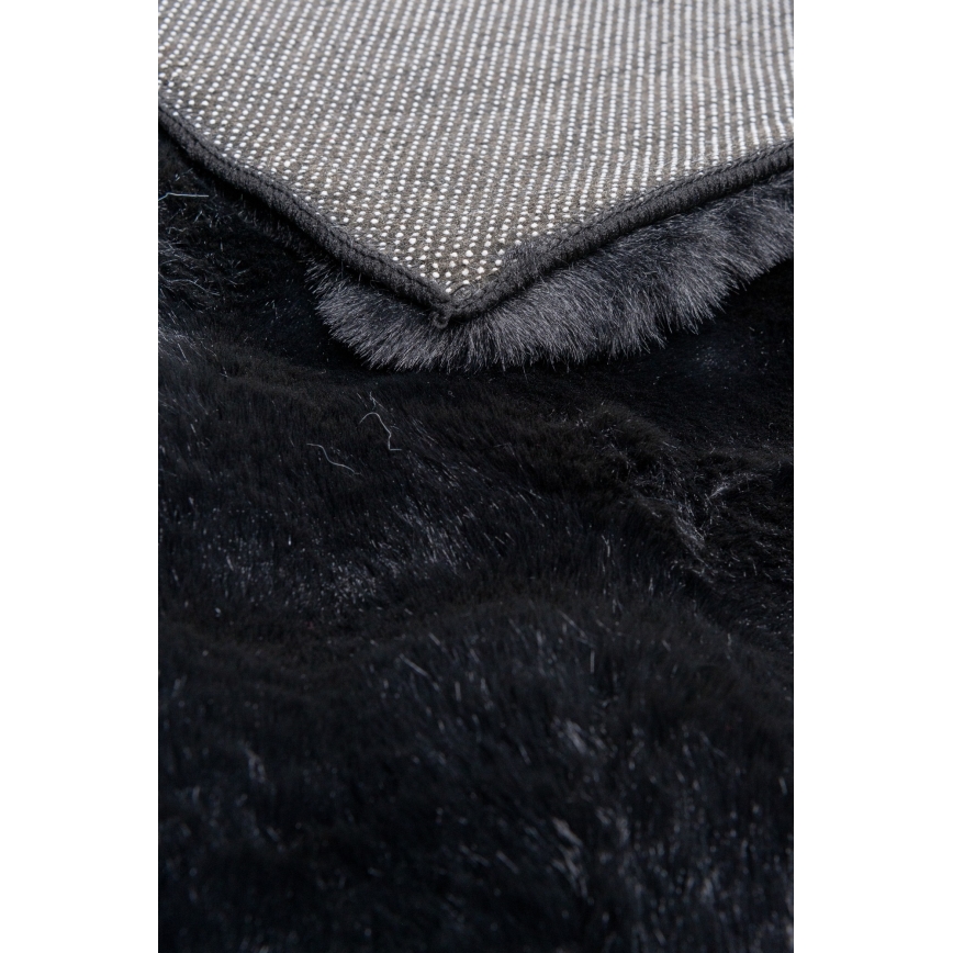 Vloerkleed RABBIT BUBBLE 200x280 cm zwart