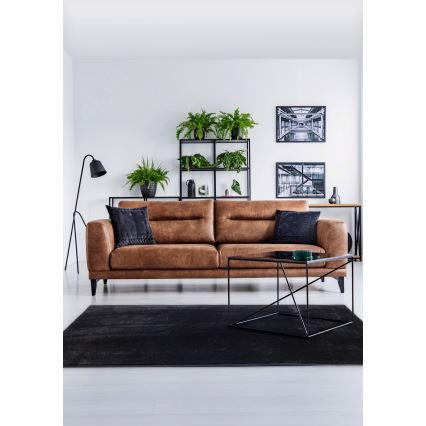 Vloerkleed RABBIT-FOX 120x160 cm zwart