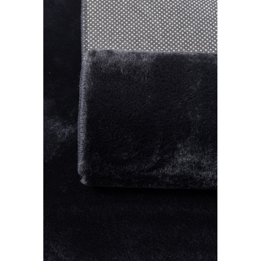 Vloerkleed RABBIT-FOX 60x100 cm zwart