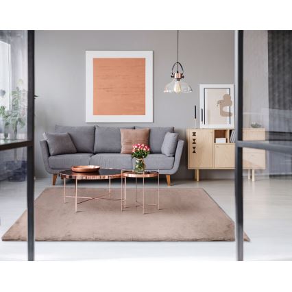 Vloerkleed RABBIT-ROSA NEW 160x230 cm 2000 g/m² beige