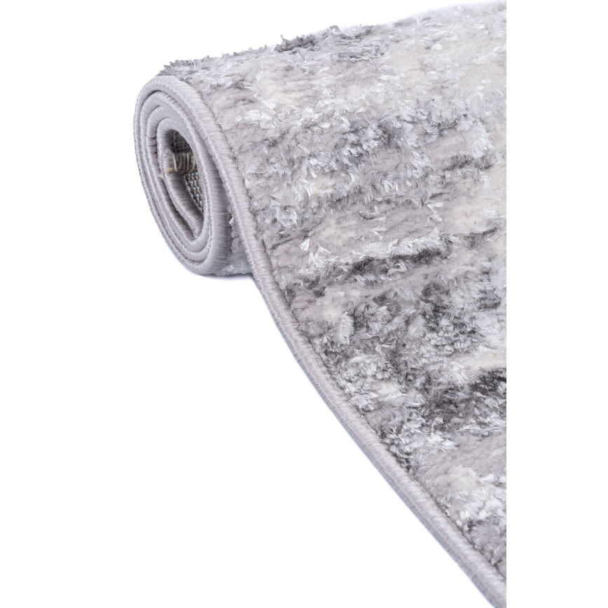 Vloerkleed SALAMANCA 120 x 170 cm grijs/wit