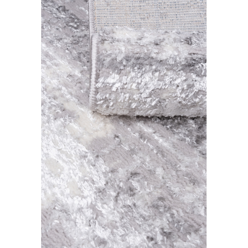 Vloerkleed SALAMANCA 120x170 cm grijs/wit
