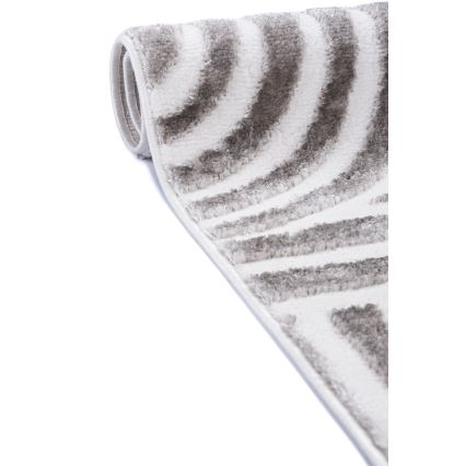 Vloerkleed SALAMANCA 67x120 cm grijs/wit