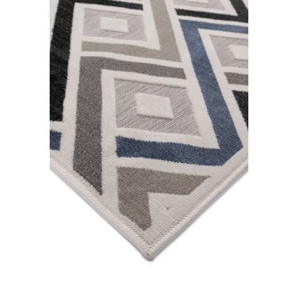 Vloerkleed SHIFT 160x220 cm grijs/blauw/beige