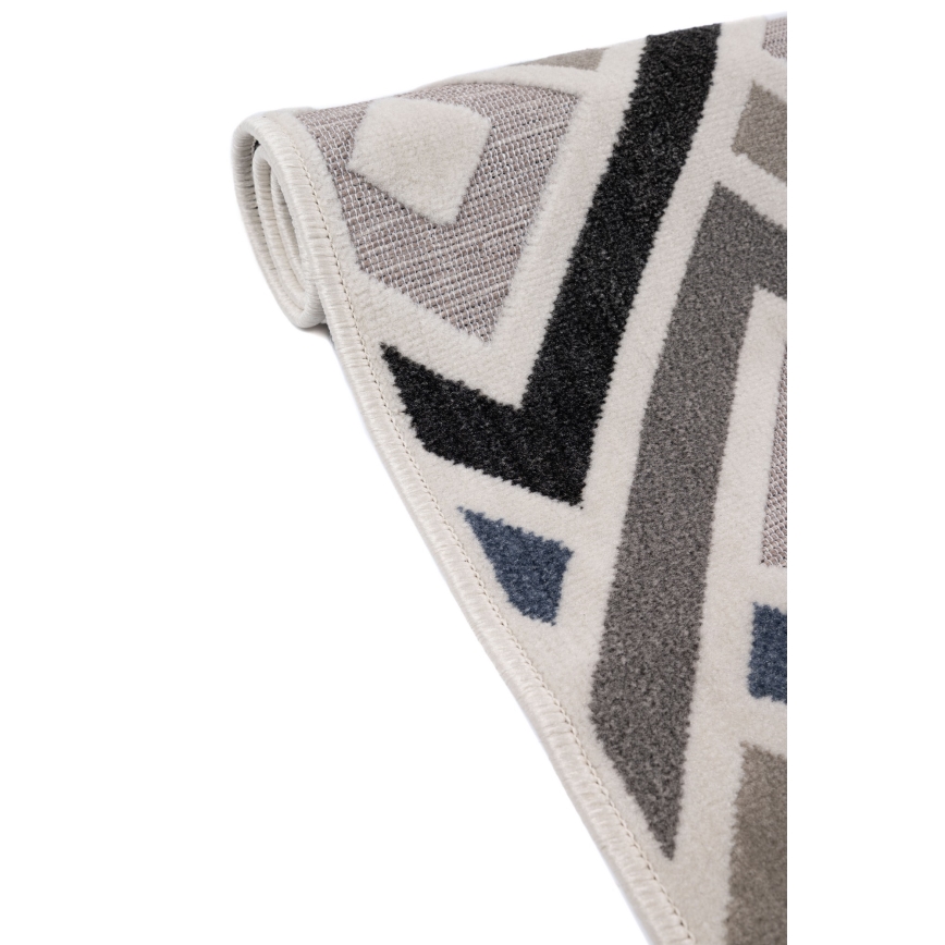 Vloerkleed SHIFT 160x220 cm grijs/blauw/beige