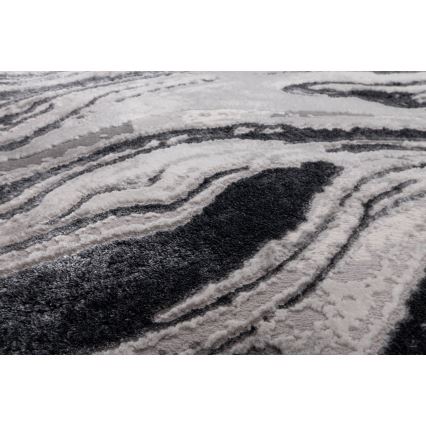 Vloerkleed STONE 120x160 cm grijs/antraciet
