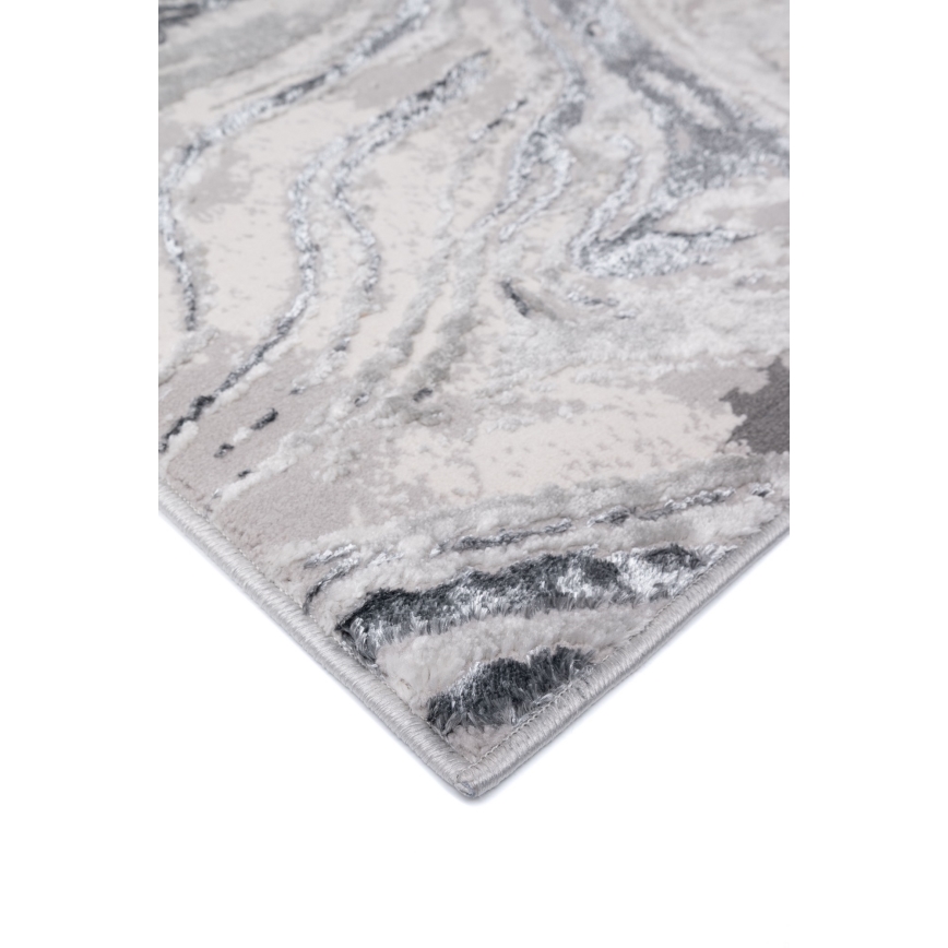 Vloerkleed STONE 120x160 cm grijs/antraciet
