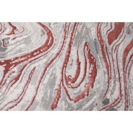Vloerkleed STONE 160x220 cm roze/grijs