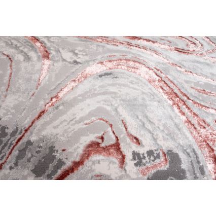 Vloerkleed STONE 160x220 cm roze/grijs