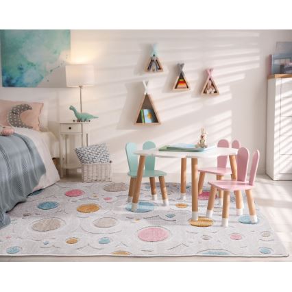 Vloerkleed voor kinderen PIAR 160x230 cm veelkleurig/stippen