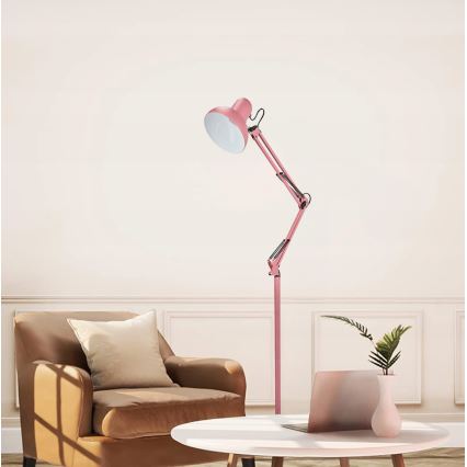 Vloerlamp 1xE27/40W/230V roze