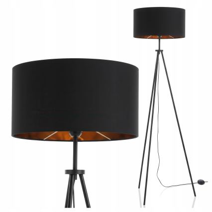 Vloerlamp 1xE27/40W/230V zwart