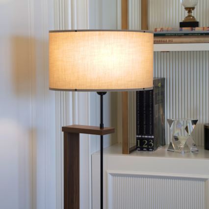 Vloerlamp AYD 1xE27/40W/230V beige/braad