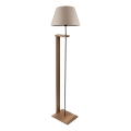 Vloerlamp AYD 1xE27/40W/230V beige/bruin