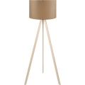 Vloerlamp AYD 1xE27/40W/230V bruin/beige