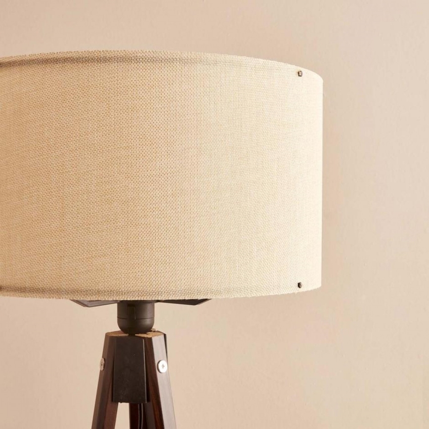 Vloerlamp AYD 1xE27/40W/230V bruin/beige