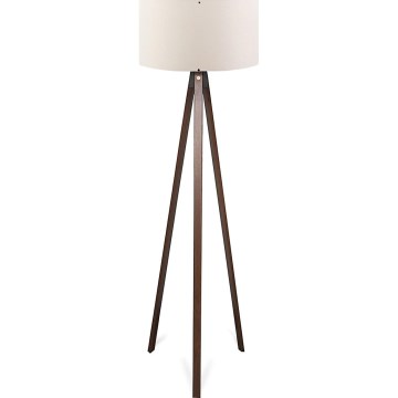 Vloerlamp AYD 1xE27/40W/230V bruin/crème
