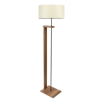 Vloerlamp AYD 1xE27/40W/230V bruin / crème