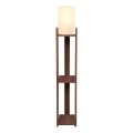 Vloerlamp AYD 1xE27/40W/230V bruin/crème