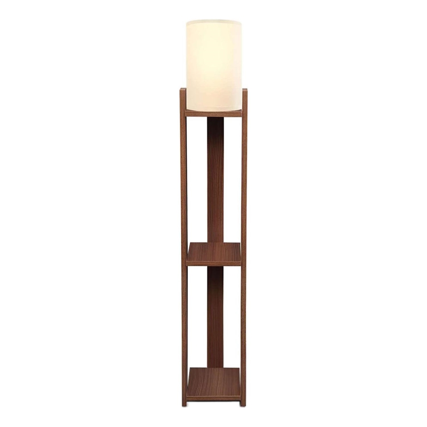 Vloerlamp AYD 1xE27/40W/230V bruin/crème
