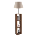 Vloerlamp AYD 1xE27/40W/230V bruin/grijs