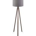 Vloerlamp AYD 1xE27/40W/230V bruin/grijs