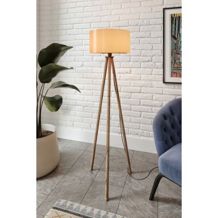 Vloerlamp AYD 1xE27/40W/230V bruin