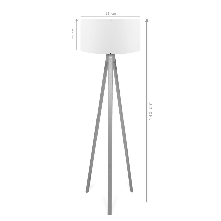 Vloerlamp AYD 1xE27/40W/230V bruin