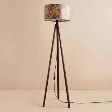 Vloerlamp AYD 1xE27/40W/230V bruin/multikleur