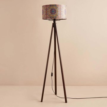 Vloerlamp AYD 1xE27/40W/230V bruin/multikleurig