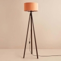 Vloerlamp AYD 1xE27/40W/230V bruin/oranje