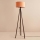Vloerlamp AYD 1xE27/40W/230V bruin/oranje