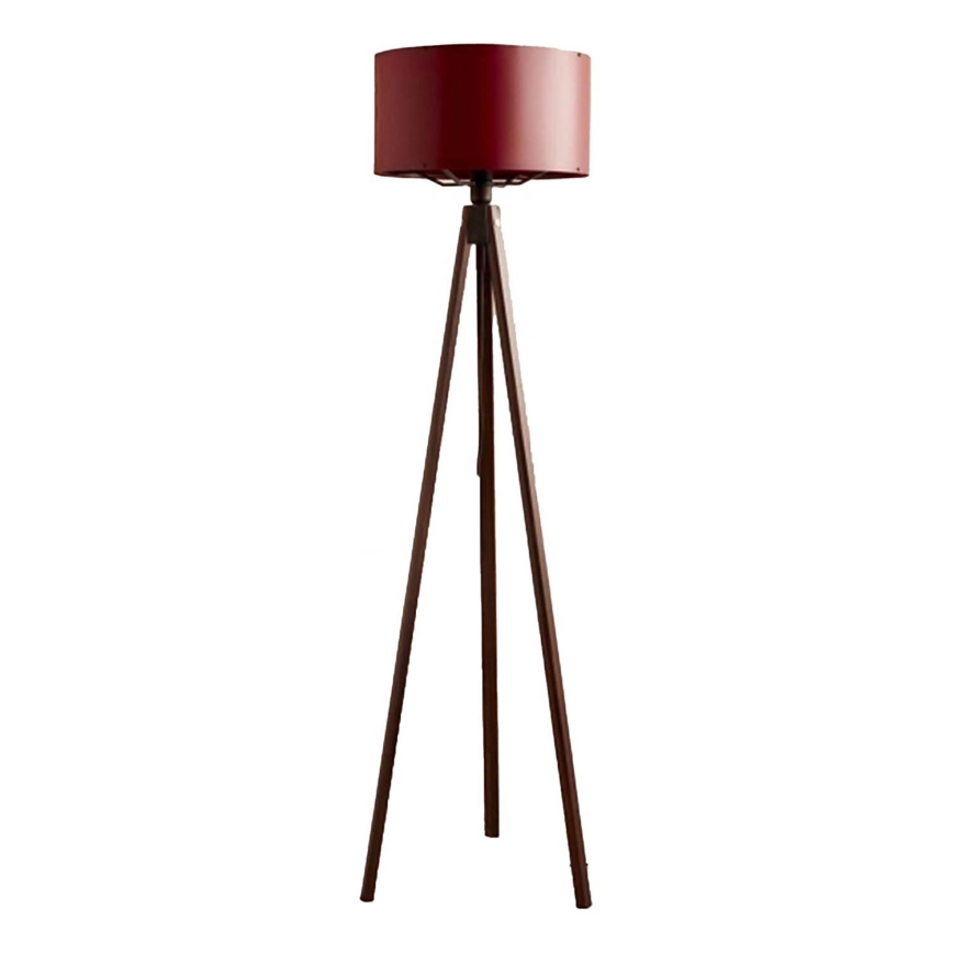 Vloerlamp AYD 1xE27/40W/230V bruin/rood