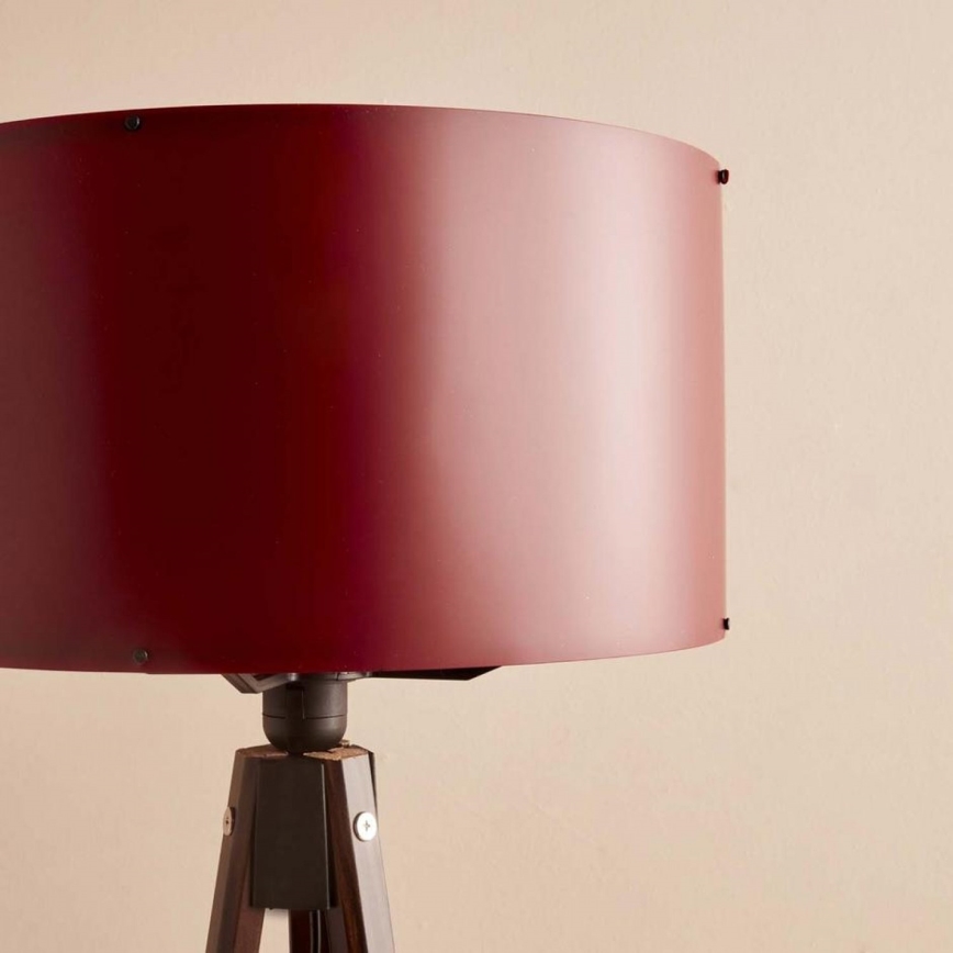 Vloerlamp AYD 1xE27/40W/230V bruin/rood