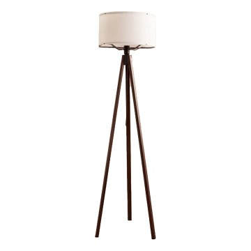 Vloerlamp AYD 1xE27/40W/230V bruin/wit